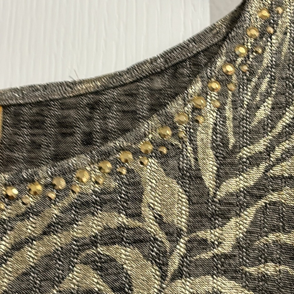 Ruby Road Gold Leopard Print Tunic - Picture 2 of 3